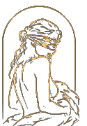 A guest artist, veiled in silk